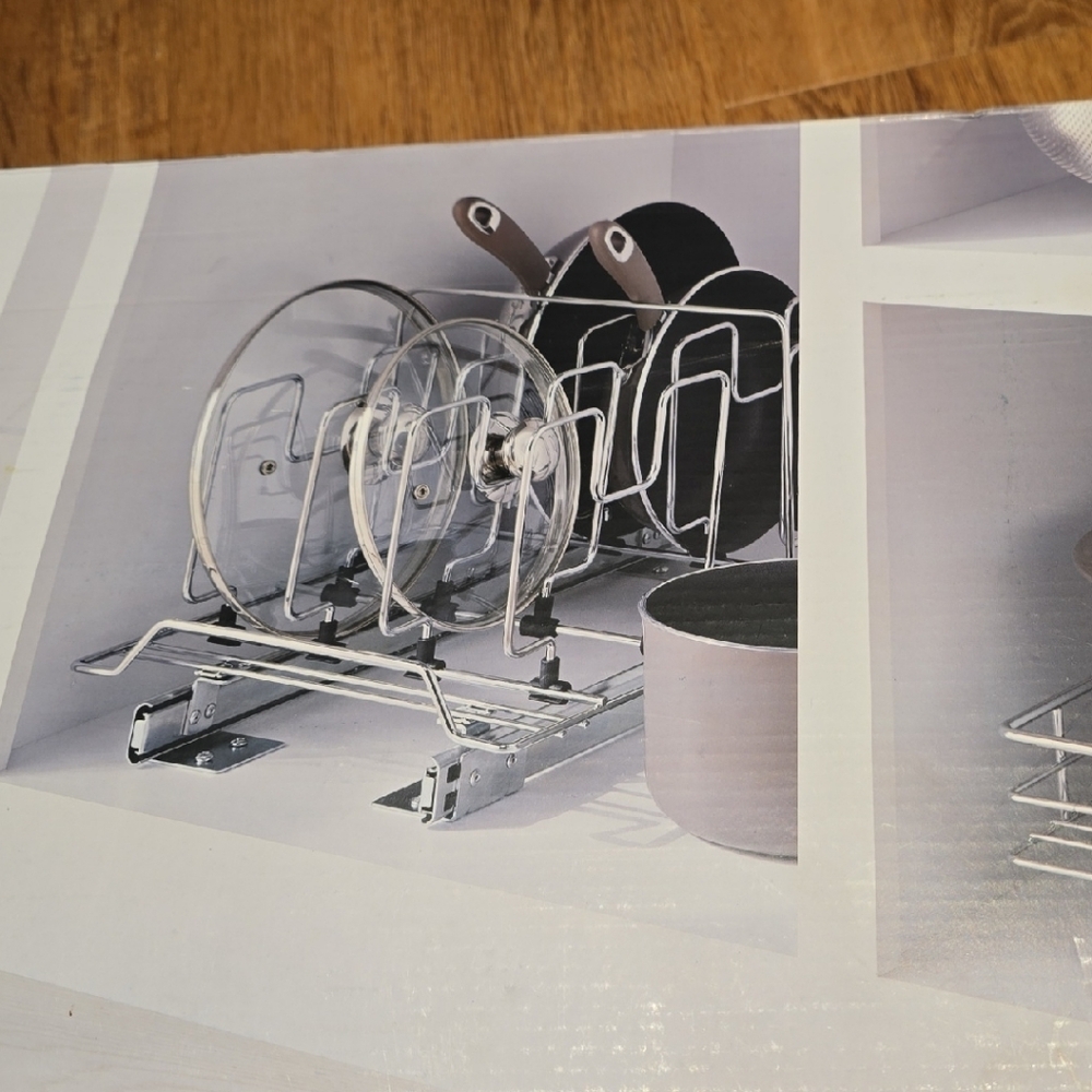 The Container Store Chrome Kitchen Organizer - Picture 6 of 6